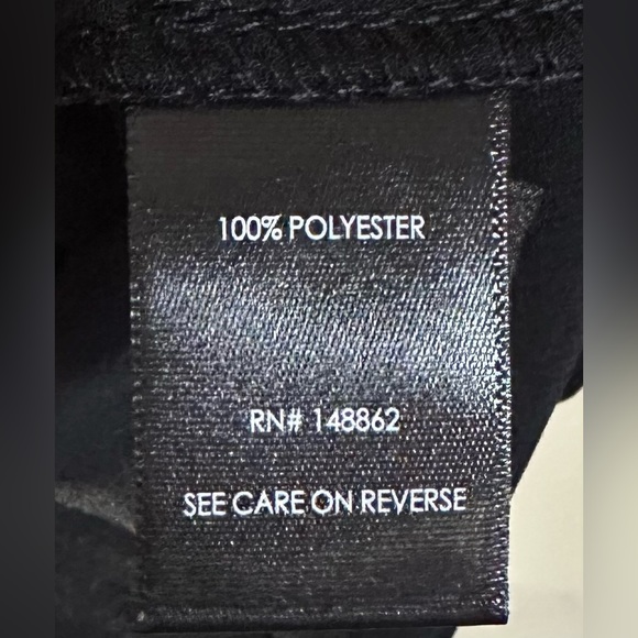 Torrid Peplum Georgette Button-Front Tie-Front Blouse Women’s Size 6X Black - Picture 7 of 11